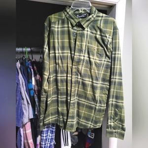 Under armour plaid shirt